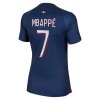 Maillot de Supporter Paris Saint-Germain 2023-24 Mbappé 7 Domicile Pour Femme